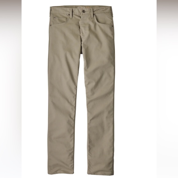 Patagonia Men’s Performance Twill Jeans Khaki NWOT Size 40 x 32 - Picture 1 of 7